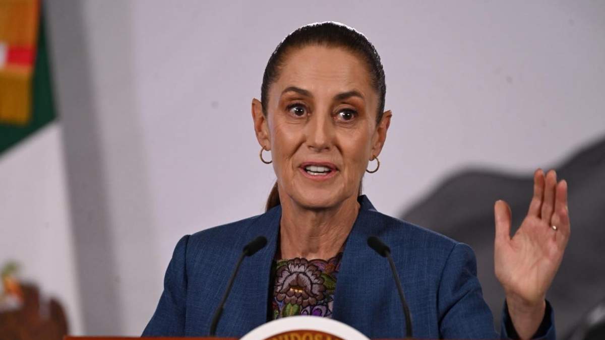 La presidenta Claudia Sheinbaum en la mañanera