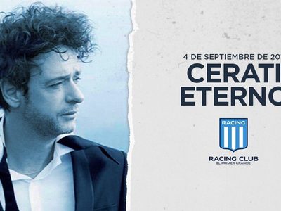 Gustavo Cerati: leyenda del rock con los colores de Racing Club