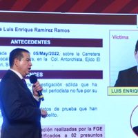El subsecretario de Seguridad, Ricardo Mejía Berdeja, presenta informe de detenciones de la semana