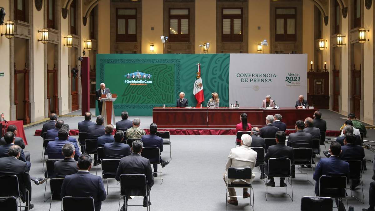 Firma del Acuerdo Nacional por la Democracia en el Palacio Nacional