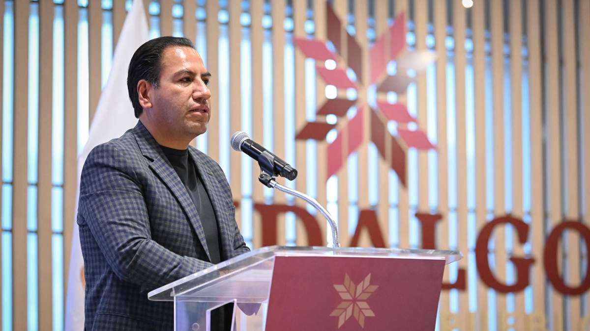 Eduardo Ramírez Aguilar, gobernador de Chiapas, de visita en el estado de Hidalgo