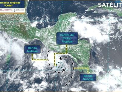 Huracán Blas se aleja de costas mexicanas, pero se forma la tormenta Celia
