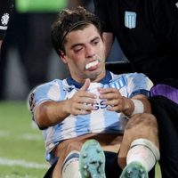 Se pierde la vuelta contra Flamengo: se encienden las alarmas en Racing por la dura lesión de Santi Sosa