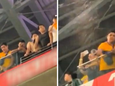 Aficionado de Tigres lanza orina a afición de Rayados (Video)