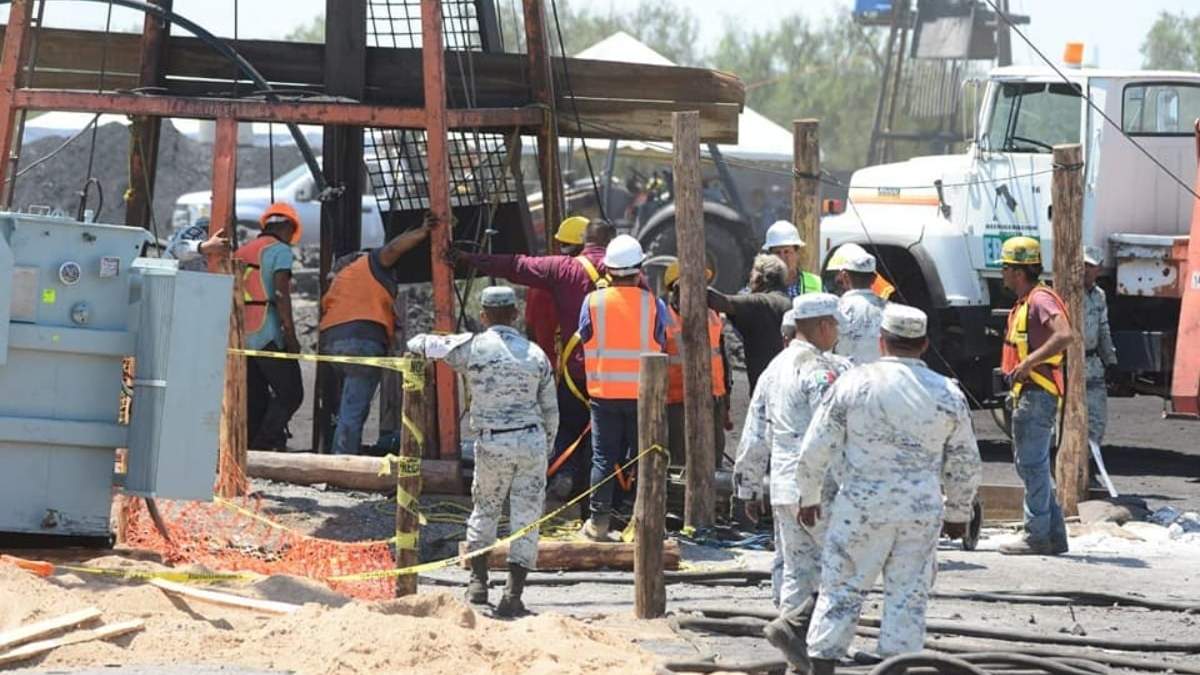 Mina inundada en Sabinas