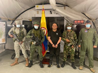 Otoniel, el narcotraficante más buscado y peligroso de Colombia es detenido