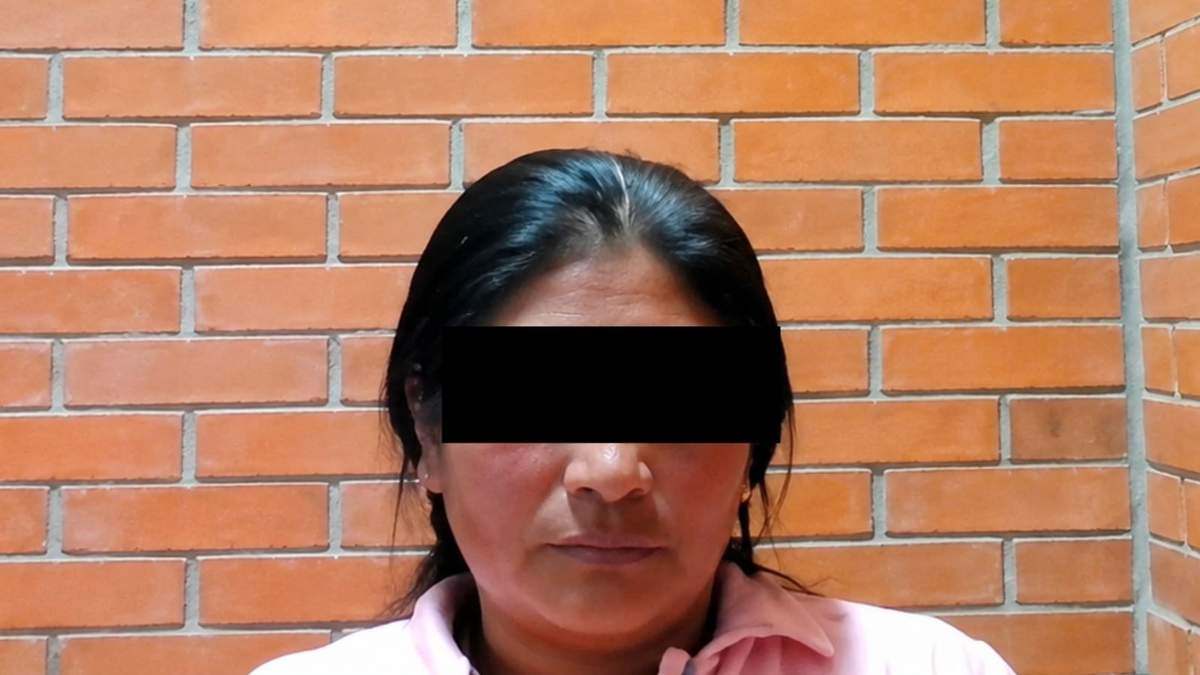 La sentenciada, identificada como E.L.O