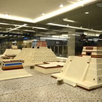 Plasman recientes hallazgos de México-Tenochtitlán en la maqueta del Metro Zócalo