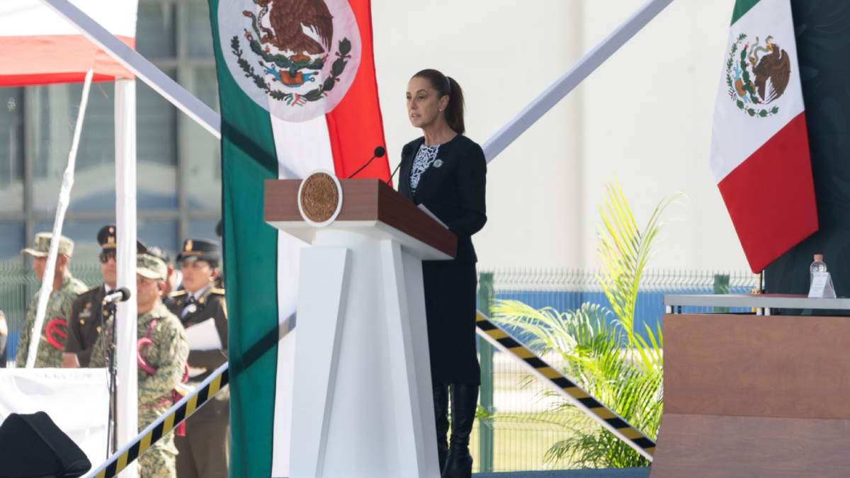 La presidenta Claudia Sheinbaum en el 111 Aniversario de la Fuerza Aérea Mexicana