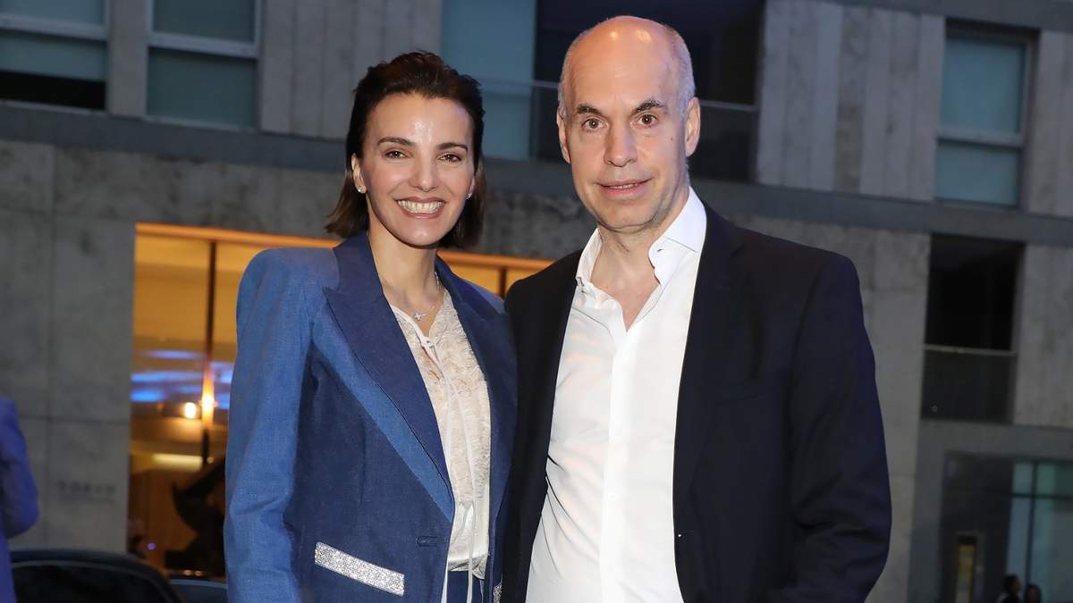 Bárbara Diez y Horacio Rodríguez Larreta. Fuente: (Twitter)