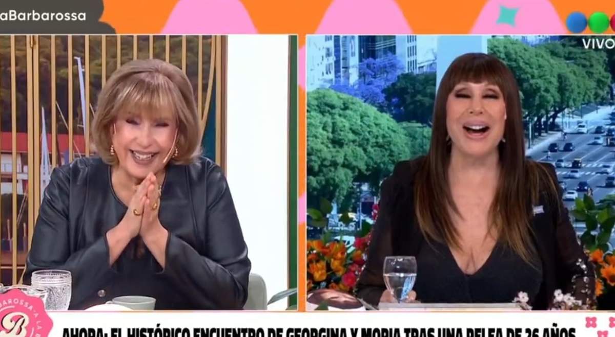 Georgina Barbarossa y Moria Casán