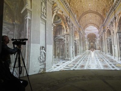El Vaticano y Microsoft crean réplica de la Basílica de San Pedro con IA