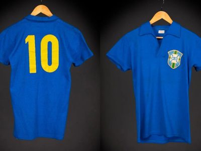 Subastarán playera que Pelé usó en la final del Mundial de 1958