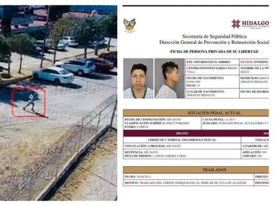 Recluso sale por azotea, detiene una combi y escapa del Cereso de Tula