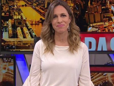 La emoción de Sandra Borghi al recibir un mensaje muy especial al aire