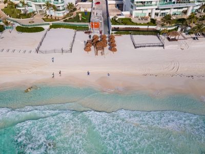 Así avanza el sargazo previo a Semana Santa en playas Quintana Roo