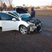Conductor alcoholizado chocó al menos tres autos