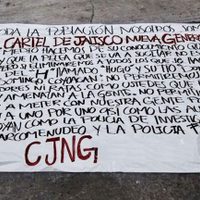'Hemos llegado” a la CDMX para pelear contra 'El H”, advierte narcomanta del CJNG dejada en Periférico sur