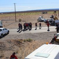 Mineros continúan el corte sobre la ruta 22 en Arroyito