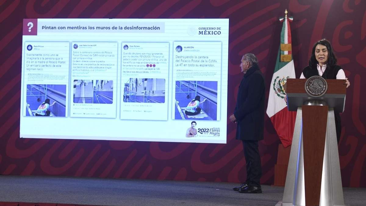 La titular del "Quién es quién en las mentiras", Elizabeth García Vilchis