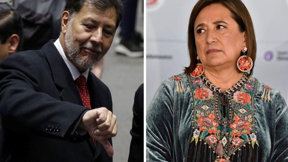 Gerardo Fernández Noroña y Xóchitl Gálvez