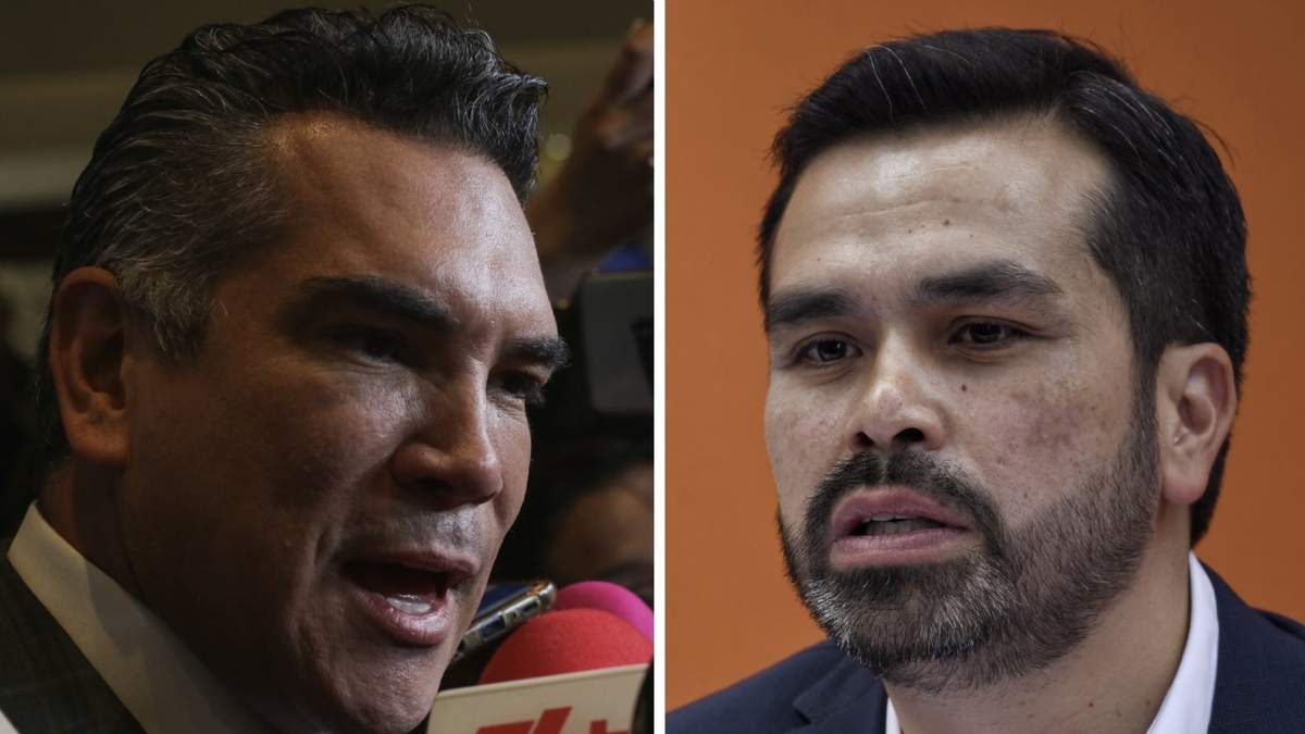 Alejandro "Alito" Moreno y Jorge Álvarez Máynez