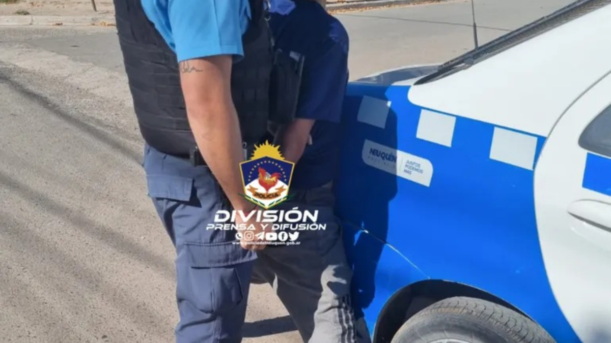 Detenido en el oeste de la ciudad. Fuente: (Prensa Policía)