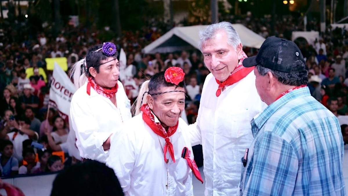 Adán Augusto López en Navojoa
