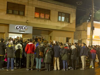 Una multitud fue a despedir los restos de Noemí Labrune