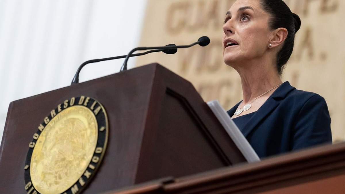 La jefa de Gobierno en el Congreso de la CDMX