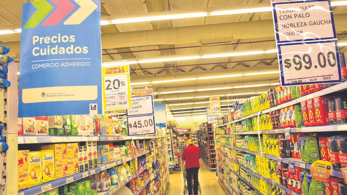 El Indec reportó la facturación de cada rubro que contiene productos en los supermercados de la provincia. Fuente: (Twitter)