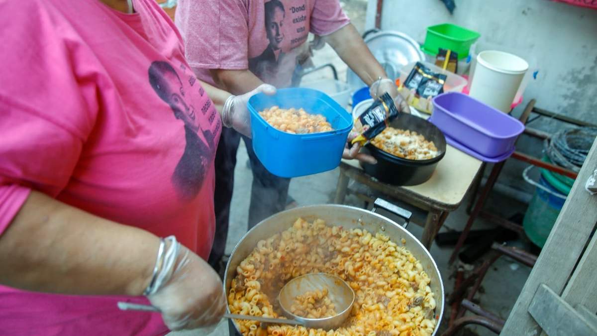 Las ayudas fueron para beneficiarios de la Tarjeta Alimentar, comedores y merenderos. (Fuente: Twitter)