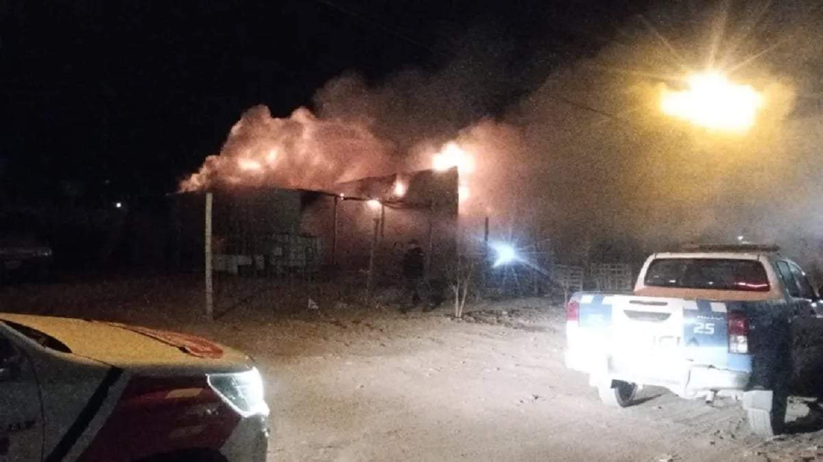 El incendio fue intencional, pero no fue probada la participación de Marcelo Barrera. Fuente (X)