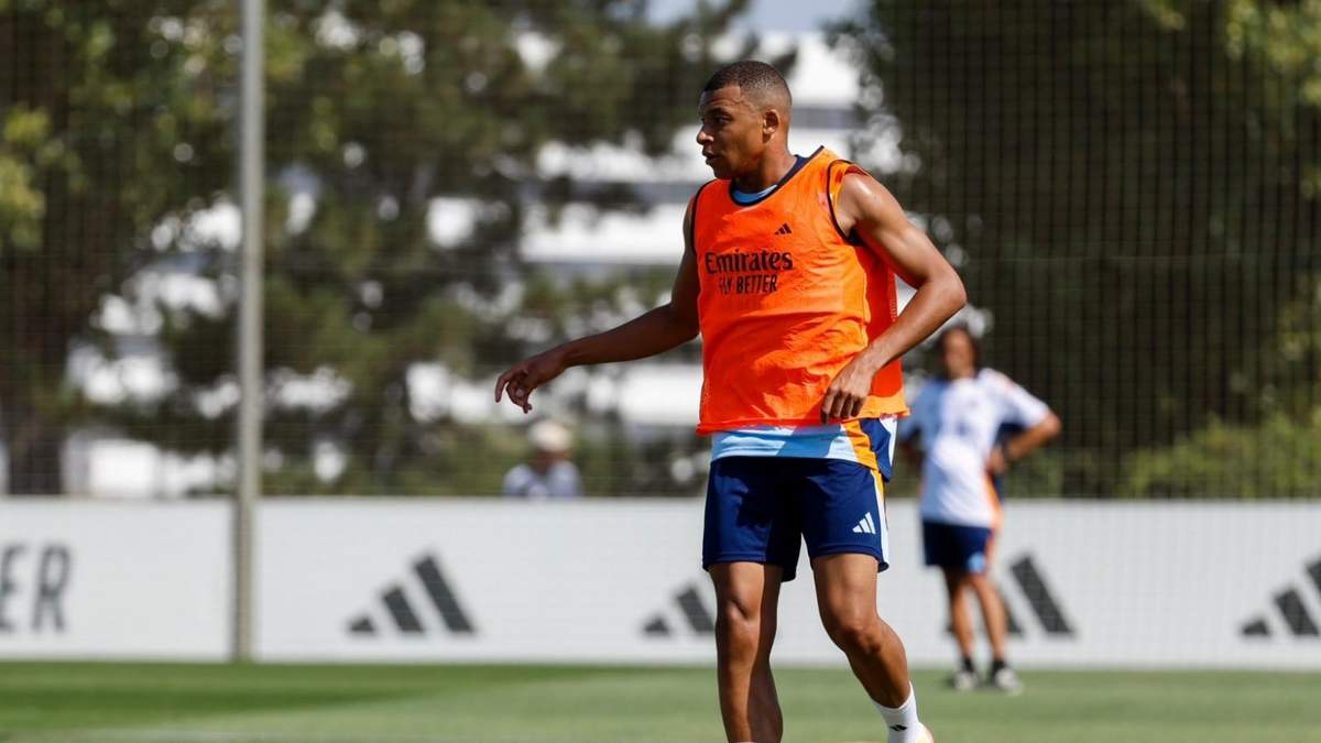El delantero francés del Real Madrid, Kylian Mbappé