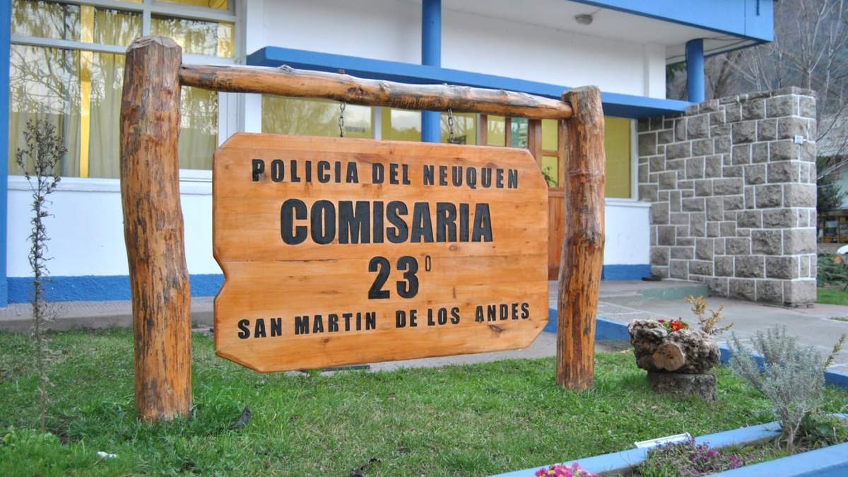 Comisaría 23, San Martín de los Andes. Fuente: (Twitter)