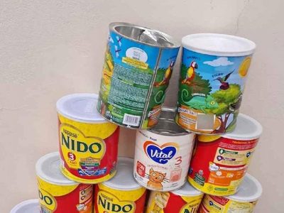 Nunca más tires las latas de leche vacías, hacé este precioso jardín vertical en minutos y sin gastar