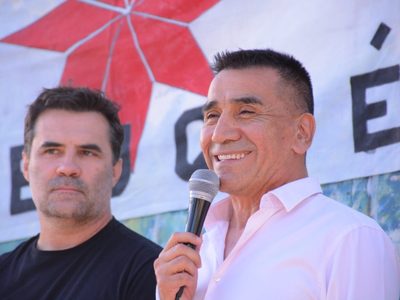 Rioseco comenzó a caminar en campaña junto con Darío Martínez