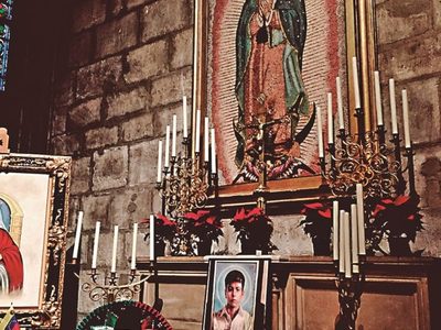 Antonieta Rivas Mercado y la Virgen de Guadalupe