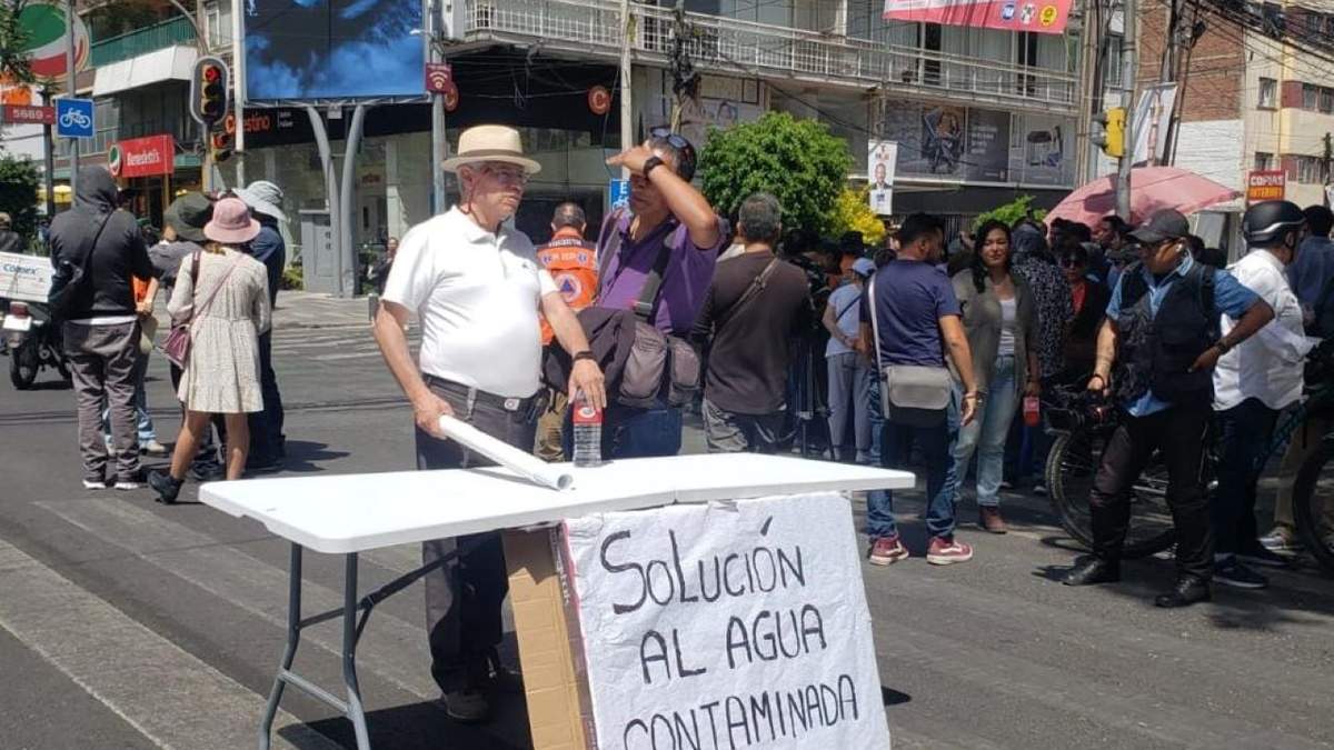 Manifestación en Insurgentes