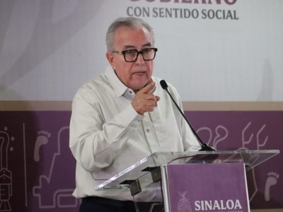 Rocha Moya, gobernador de Sinaloa, pide paz y no generar violencia a grupos del crimen organizado