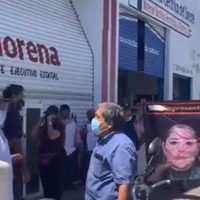 Protestan por imposición de candidatos de Morena en Yucatán