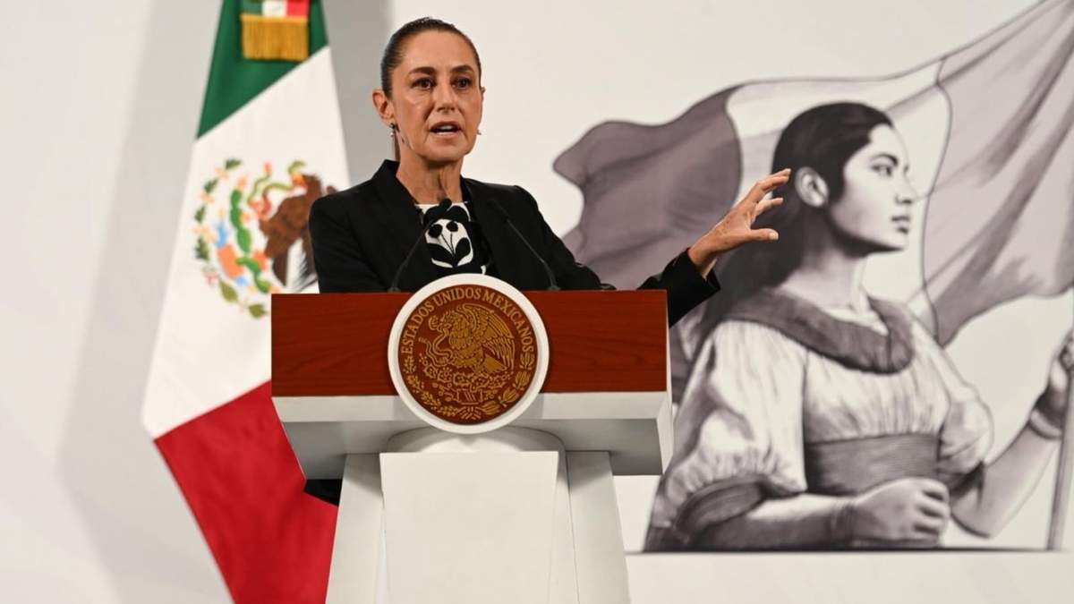 La presidenta Claudia Sheinbaum se manifestó a favor de Palestina