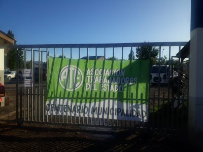 ATE impulsó medidas de fuerza en el corralón municipal de Centenario por falta de agua