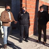 Zapala: avanza la obra del Centro de Monitoreo de Cámaras de Seguridad