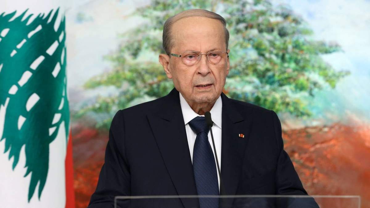 El presidente Michel Aoun