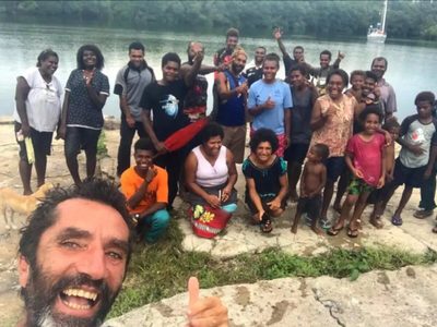 El sanmartinense Pablo Saad recorre el mundo a bordo de su velero