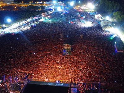 Una banda de música se bajó inesperadamente de la Fiesta de la Confluencia