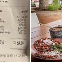 Acusan a restaurante de cobrar más de mil pesos por cinco memelas; esto respondió el negocio