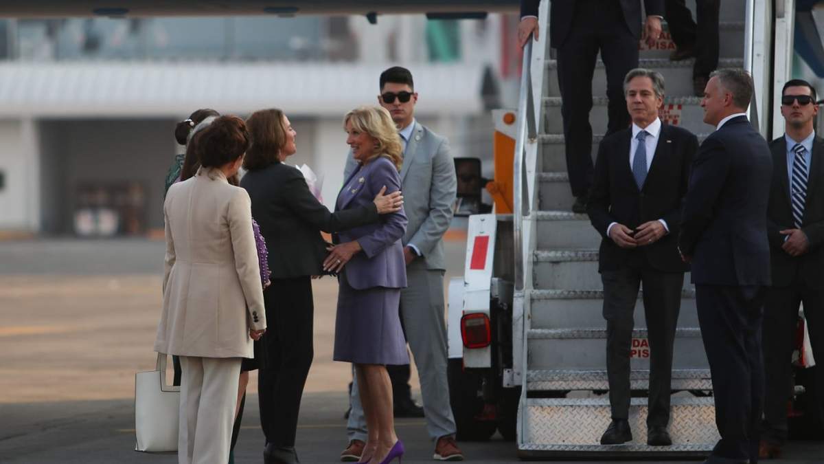 Gutiérrez Müller y Jill Biden