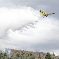 Incendio en Aluminé: suman siete aeronaves para combatir el fuego